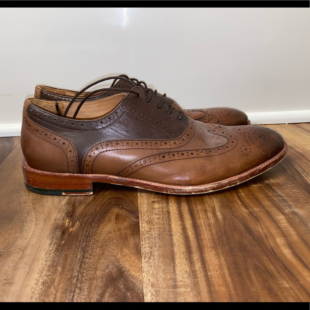 Men’s Warfield & Grand Two-Tone Dress Shoes, size 10.5